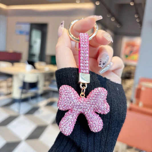 Rhinestones heavy keychain + Bagcharm