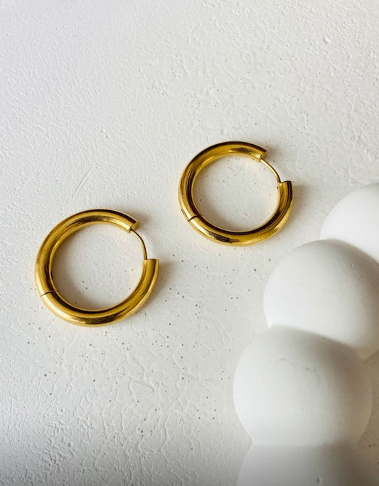Golden hoops
