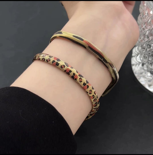 Tiger Print Bracelet